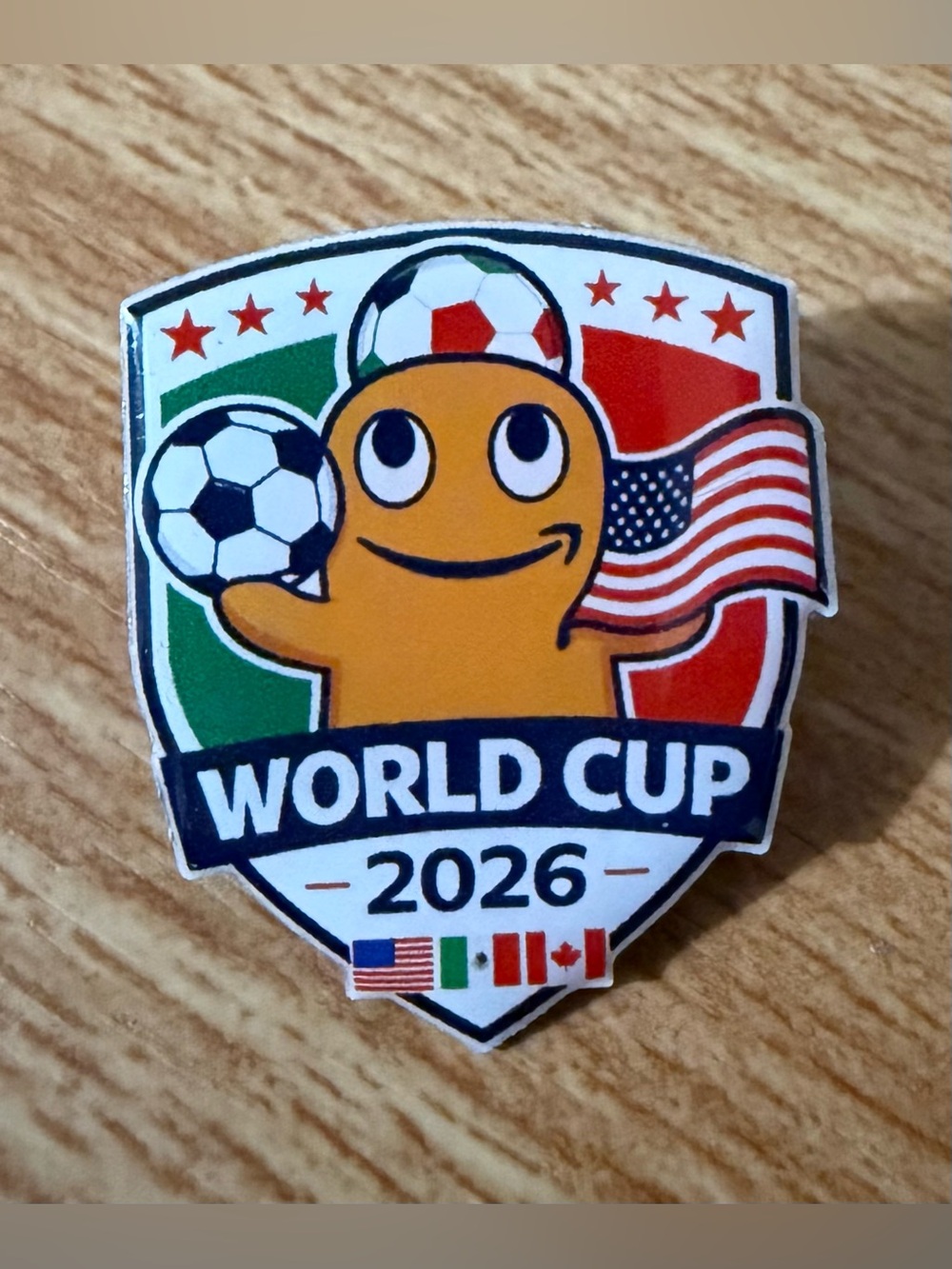 Amazon Employee World Cup 2026 Soccer Peccy Pin